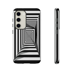 Black & White Framed Illusion | iPhone, Samsung Galaxy, and Google Pixel Tough Cases