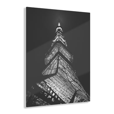 Tokyo Tower Black & White Acrylic Prints