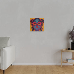 Attention Span Pop Wall Art | Square Matte Canvas