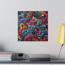 Load image into Gallery viewer, Melted Lines Wall Art | Square Matte Canvas