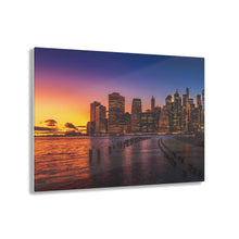 Load image into Gallery viewer, New York City Skyline at Sunset Acrylic Prints