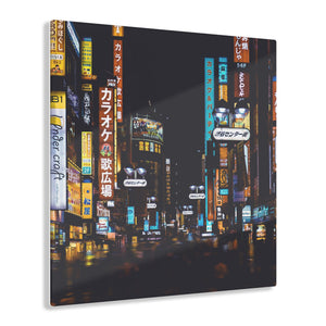 Tokyo Japan at Night Acrylic Prints