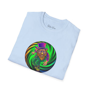 Psychedelic Leprechaun Art | Unisex Softstyle T-Shirt