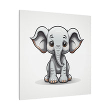 Load image into Gallery viewer, Cute Elephant Wall Art | Square Matte Canvas