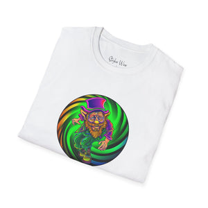 Psychedelic Leprechaun Art | Unisex Softstyle T-Shirt