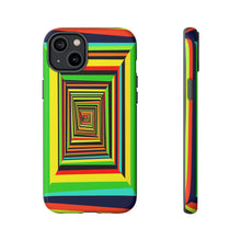 Load image into Gallery viewer, Colorful Framed Illusion | iPhone, Samsung Galaxy, and Google Pixel Tough Cases