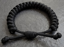 Load image into Gallery viewer, The Blackout | Paracord Bracelet