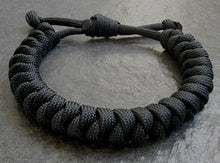 Load image into Gallery viewer, The Blackout | Paracord Bracelet
