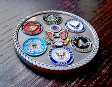 Load image into Gallery viewer, &quot;THANK YOU FOR YOUR SERVICE&quot; | Military Veterans Challenge Coin