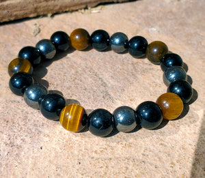 Natural Healing Stone Mala Bead Bracelets