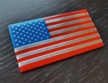 Load image into Gallery viewer, Embossed 3D Metal American Flag Emblem Decal Stickers