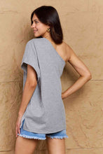 Load image into Gallery viewer, Ninexis in My Groove One Shoulder Loose Top