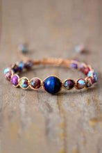 Load image into Gallery viewer, Imperial Jasper &amp; Natural Stone Beaded Bracelet