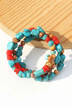 Load image into Gallery viewer, Layered Turquoise Bracelet