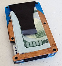 Load image into Gallery viewer, Ultra Thin Wood and Resin RFID Blocking Minimalist Wallet