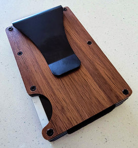 Wood Panel RFID Blocking Minimalist Wallet