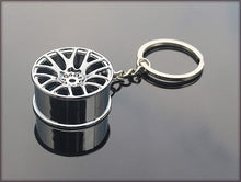 Load image into Gallery viewer, Auto Racing Wheel Keychain