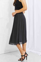 Load image into Gallery viewer, Zenana Full Size Romantic At Heart Pleated Chiffon Midi Skirt