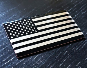 Embossed 3D Metal American Flag Emblem Decal Stickers