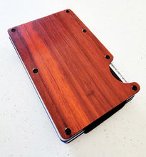 Load image into Gallery viewer, Wood Panel RFID Blocking Minimalist Wallet