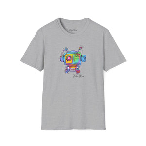 Colorful Computer Abstract Sketch | Unisex Softstyle T-Shirt