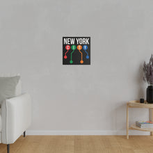 Load image into Gallery viewer, NYC Metro Lines Wall Art | Square Matte Canvas