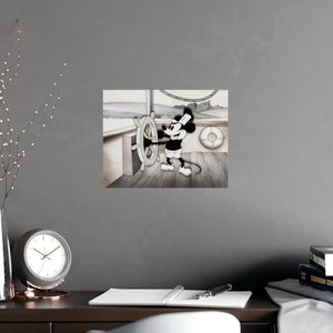 Steamboat Willie |  Horizontal Matte Posters