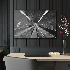 Subway Escalator Acrylic Prints