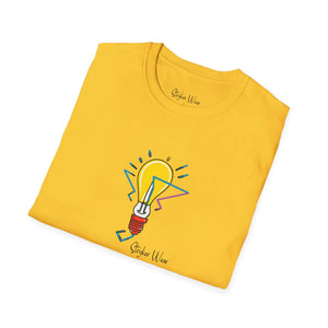 Retro Lightbulb Pop Art | Unisex Softstyle T-Shirt