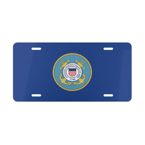 U.S. Coast Guard Emblem Vanity Plate