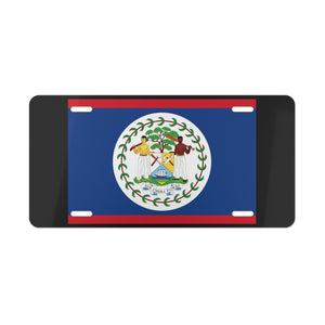 Belize Flag Vanity Plate