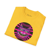 Load image into Gallery viewer, Neon Funky Cat Pop Art | Unisex Softstyle T-Shirt