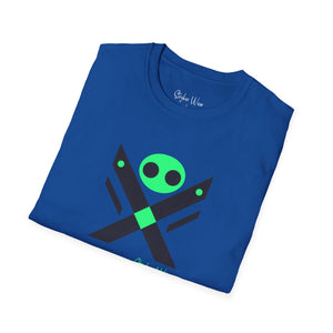 Minimalist Alien X | Unisex Softstyle T-Shirt