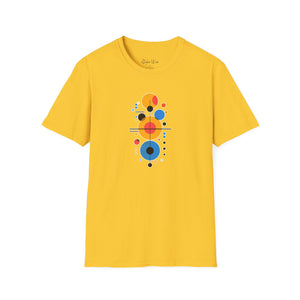 Colorful Circle Art | Unisex Softstyle T-Shirt