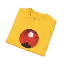 Load image into Gallery viewer, Spooky Mountains &amp; Red Sky  | Unisex Softstyle T-Shirt