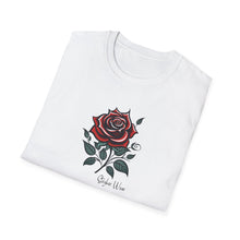 Load image into Gallery viewer, Vintage Tattoo Rose | Unisex Softstyle T-Shirt