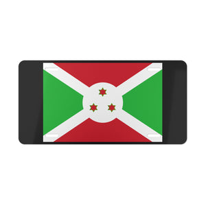 Burundi Flag Vanity Plate