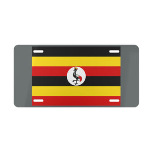 Uganda Flag Vanity Plate