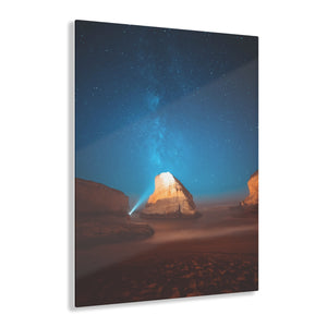California Desert at Night Acrylic Prints