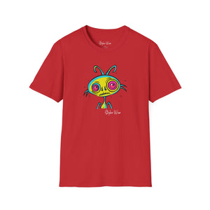 Alien Abstract Sketch | Unisex Softstyle T-Shirt