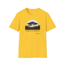 Load image into Gallery viewer, UFO I Want to Believe | Unisex Softstyle T-Shirt