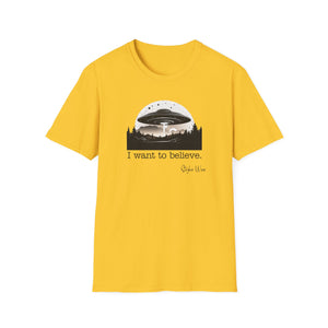 UFO I Want to Believe | Unisex Softstyle T-Shirt