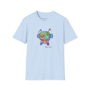 Colorful Computer Abstract Sketch | Unisex Softstyle T-Shirt