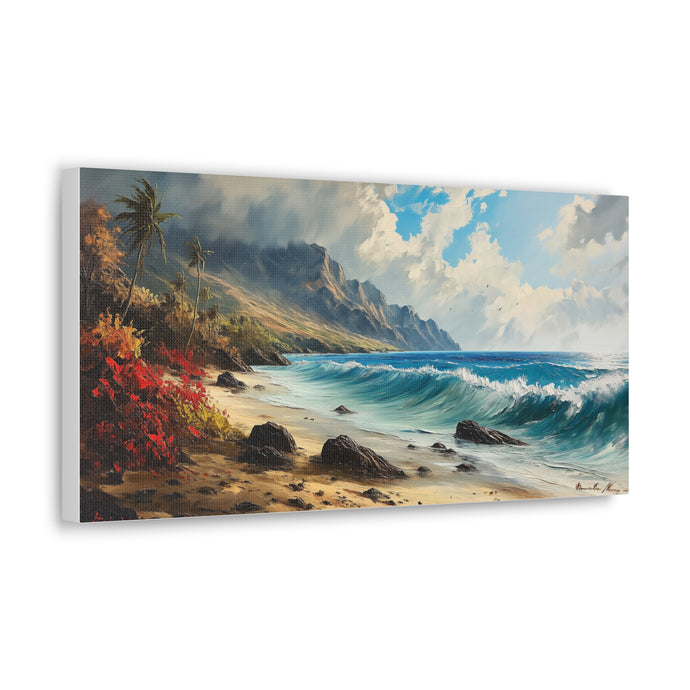 Painted Coast - Horizontal Canvas Gallery Wraps