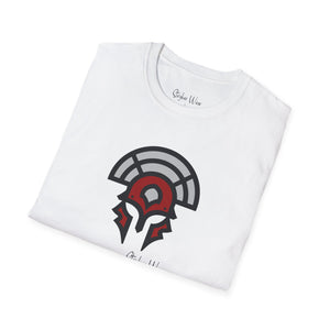 Warrior Helmet Red | Unisex Softstyle T-Shirt