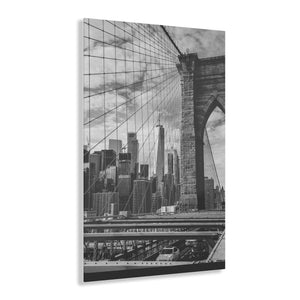 Brooklyn Bridge Black & White Acrylic Prints