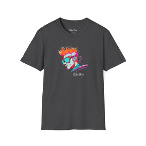 Retro Profile Sketch | Unisex Softstyle T-Shirt