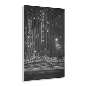 Radio City NYC Black & White Acrylic Prints