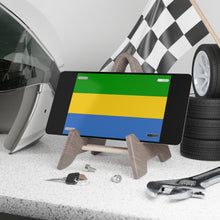 Load image into Gallery viewer, Gabon Flag Vanity Plate