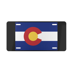 Colorado State Flag Vanity Plate